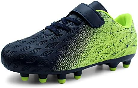 JABASIC Kids Firm Ground Fußballschuhe Jungen Mädchen Sportliche Fußballschuh