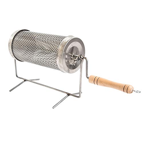 RODILLO PARA CASTAÑAS DE ACERO INOXIDABLE CON MANGO DE MADERA - PEQUEÑO