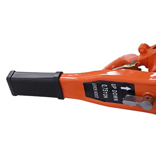 MIMODA Chain Hoist Lever Chain Hoist 3/4 Ton 1650LBS Capacity 10 FT Chain Come Along with Heavy Duty Hooks Ratchet Lever Chain Block Hoist Lift Puller