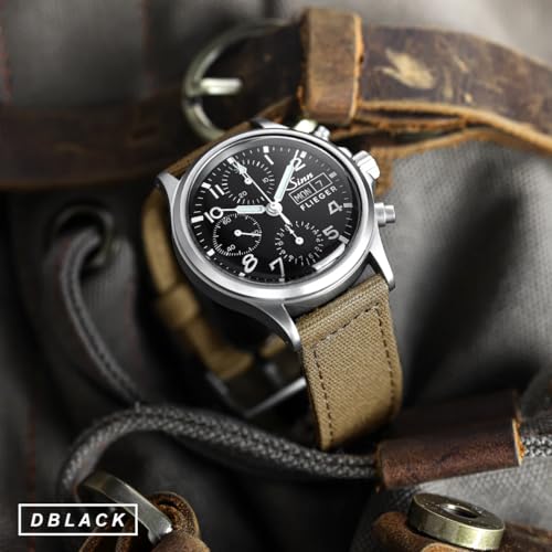 Image of DBLACK ''ENMA'' Nylon Quick Release Watch Strap, Boxy Design, Matte Finish, Nylon Watch Band / / For 20mm, 22mm, or 24mm Watch Belt (Choose Your Size & Color)