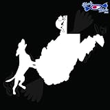 WEST Virginia Coon Hunting and Wildlife 6" Decal Sticker White