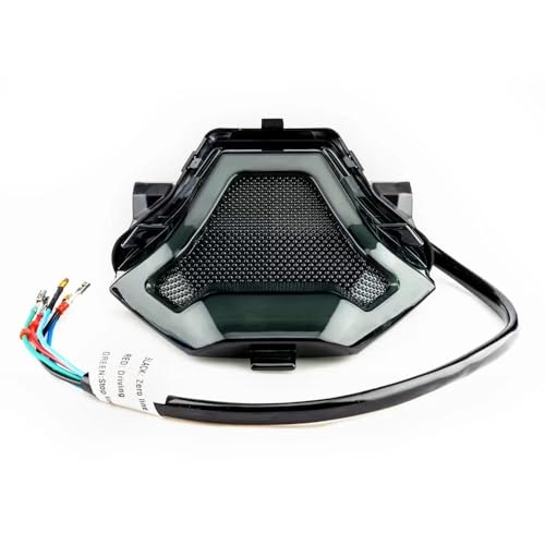 Feu arrière de moto Y15ZR 2015-2020 avec feu stop LED et clignotant intégré