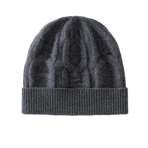 Bonnet en cachemire et laine tricotée de qualité supérieure pour l'hiver