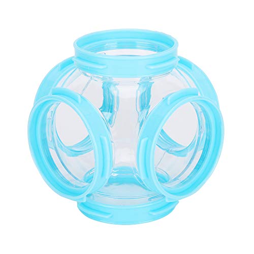 BTOSEP Rutschfestes Übungszubehör für Hamsterröhren | Flexible DIY- Tunnelbeschläge für Hamster | 2er- Pack (Blau)