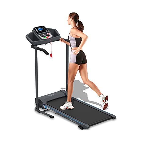 SereneLife Folding Treadmill - Foldable Home Fitness Equipment with LCD for Walking & Running - Cardio Exercise Machine…