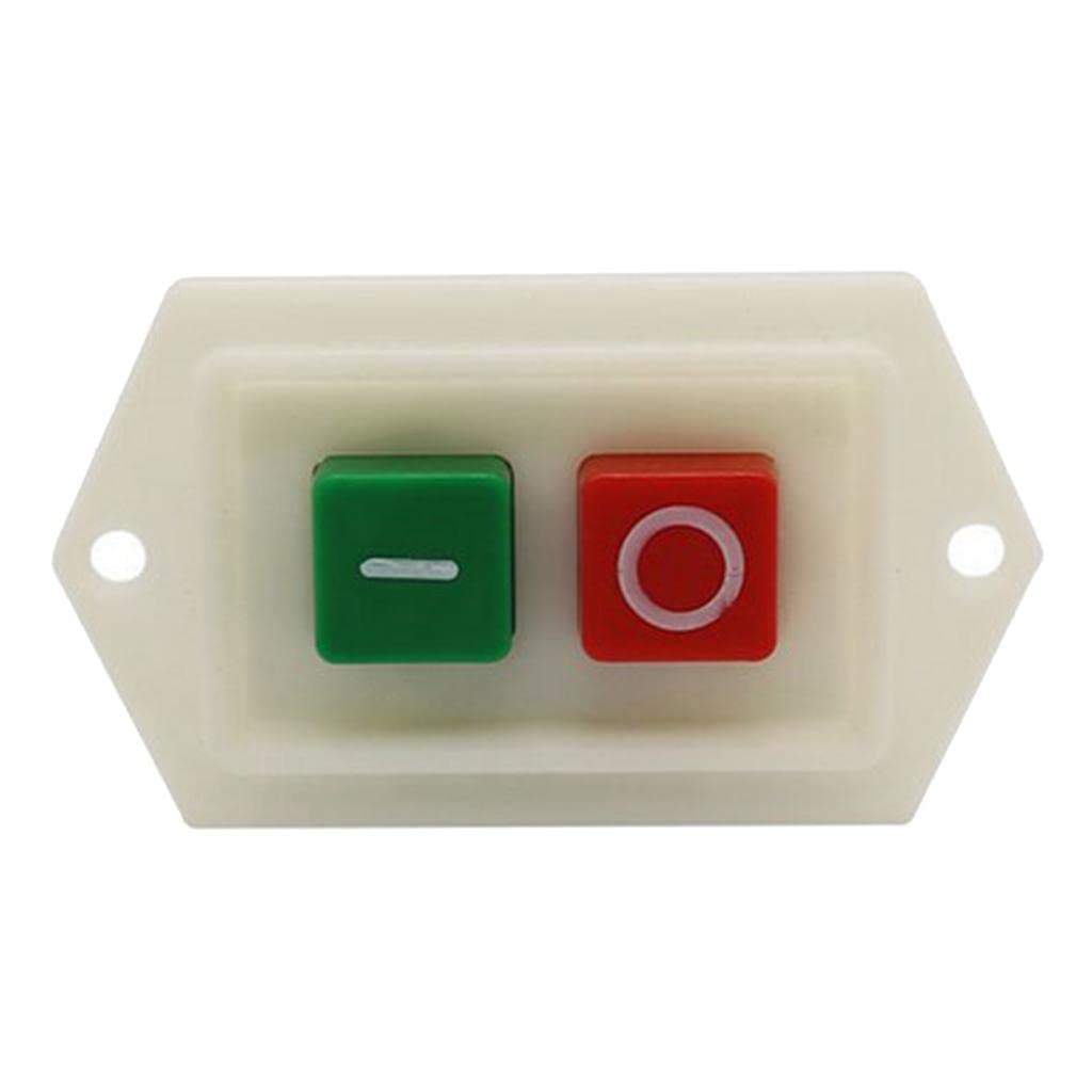 JAZZY PEARLS 1Pc Drill Press Switch Self-Locking Push Button Lc310 Ac 220/380V Red/Green-image-33