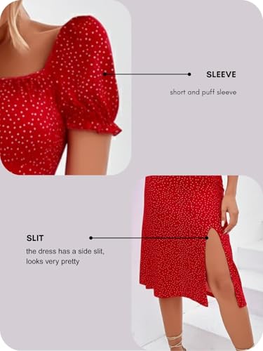 Image of GRECIILOOKS Women's One Piece Dresses - Stylish Midi Dress for Women | Summer Casual Wear for Events, Date & Evening Look