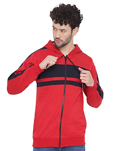 Image of AHHAAAA Cotton Blend Hoodies Sweatshirt for Men 262M
