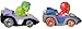 Hot Wheels RacerVerse Toy Cars 2-Pack Set of 2 Die-Cast Vehicles with Non-Removable Drivers of Their Own Cars: Hulk & Iron Man, Optimized for Track