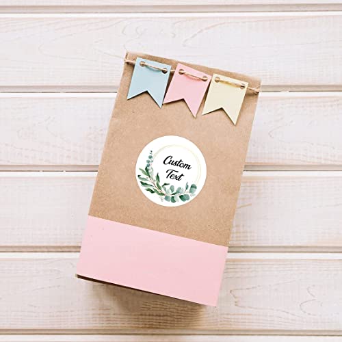 Ncty Premium Round Custom Stickers Labels - Personalized Stickers For Businesses Logo And Name. Birthday Baby Pets And Label Product Boxes Wedding Favors Labels (1) #TOP4