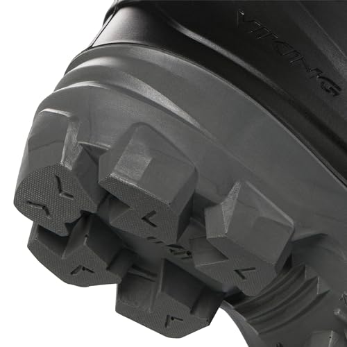 Viking Unisex Icefighter 2 Warm Snow Boot, Black Charcoal, 44 EU