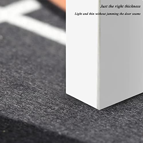 Tapis de chambre lavable gris éliminant les risques de glissade - 6