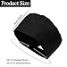 4 Pack Unisex Chef Hats Adjustable Kitchen Cooking Caps with Breathable Mesh Top Black