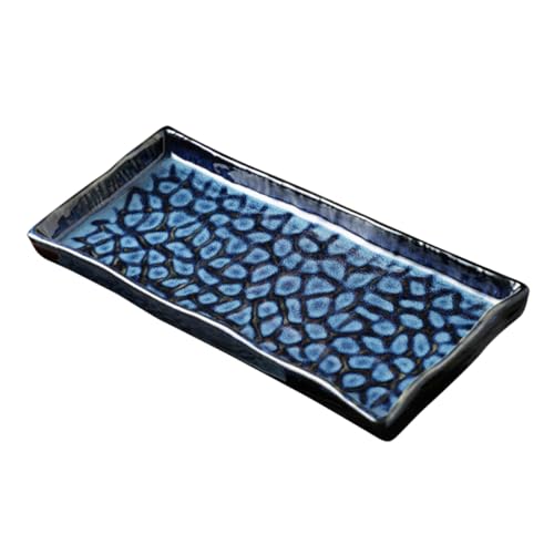 Plato rectangular de cerámica Garneck miniatura 1