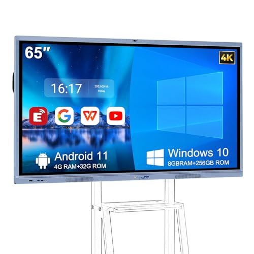 JYXCN 65' 4K Smart Board Interactive Digital...