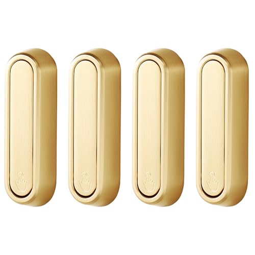 Image of Maslasee 4-Pack Gold Foldable Wall Hooks, Heavy Duty Zinc Alloy Flip Down Coat Hooks Wall Mounted for Hanging Coat, Bag, Towel, Key, Space Saving for Bathroom, Kitchen, Hallway