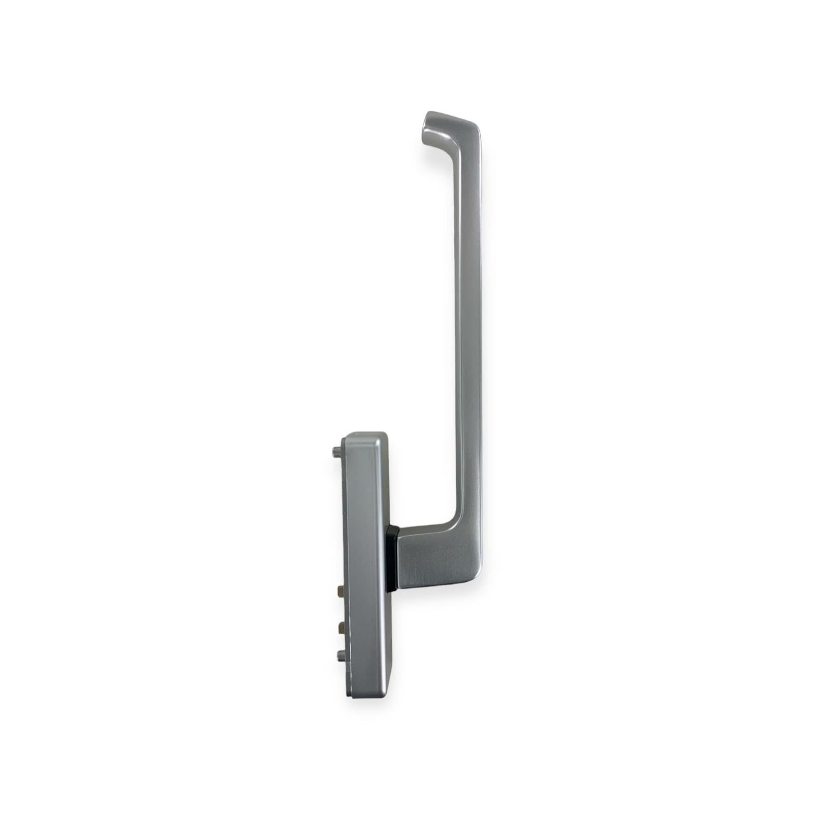 beschlagswelt Ott - Maniglia girevole GU con blocco di sicurezza K-20179 (DIN sinistra, EV1, colore argento)
