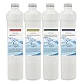 Quick Change Replacement Filters Set with Membrane Compatible with Watts Premier RO-Pure Push Button Replacement Water Filter Kit - Pack of 4