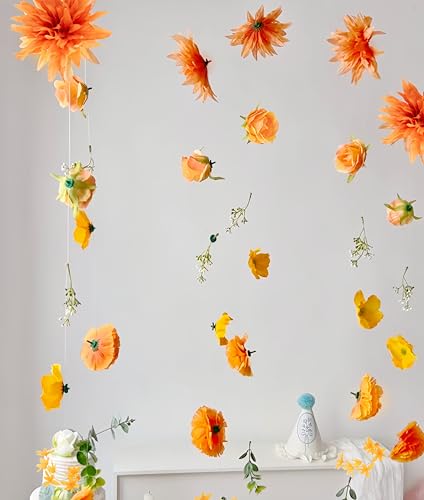 Guirlande de fleurs artificielles pour arche de mariage 10m - 2