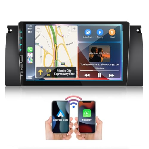【Upgrade】 SIXWIN 2+64G Android 13 Autoradio für BMW E39 X5 E38 M5 mit