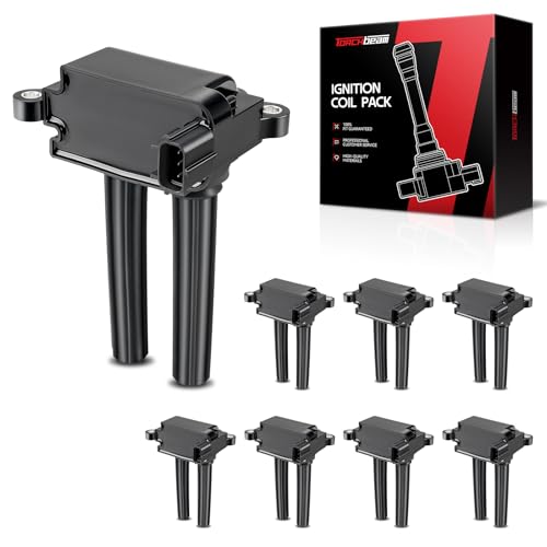 Torchbeam Ignition Coil Set for Ram 1500 2011-2022 5.7L/6.2L, Ram 2500 2011-2022 6.4L/5.7L,Charger 2006-2023 5.7L/6.4L/6.1L/6.2L, Ram 1500 2006-2010 5.7L, Challenger 2008-2023 6.4L/5.7L/6.2L/6.1, 8Pcs by Torchbeam - Used condition - US$85.43