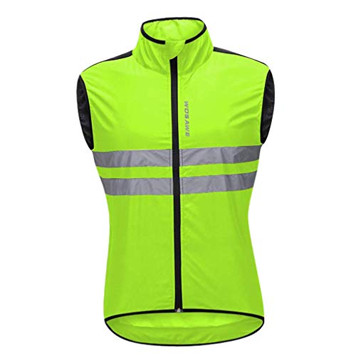 Sleeveless Cycling Vest Jersey Riding Top Shirt Women Men Green XL as described