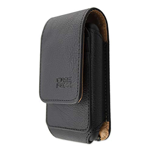 caseroxx Leather bag with belt loop for Dexcom G6 Receiver, Case (Leather bag with belt loop in black), schwarz - Image 4