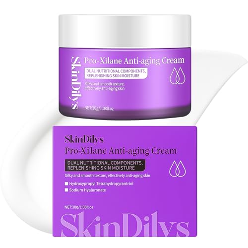 SkinDilys Pro-Xilane - Crema facial antienvejecimiento de la marca australiana, 30 g, reduce las arrugas, restaura la humedad, fortalece la barrera, suaviza la textura, protege la piel