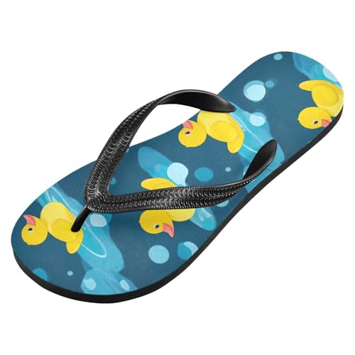 Cute Yellow Duck Beach Summer Casual Flip Flop Sandals Non-Slip Quick Dry for Women Men 214B3294