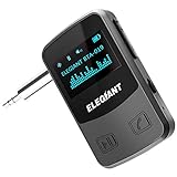 【10m Reichweit +10 Stunden Dauert】Mit einem 250mAh Akku mit langer Lebensdauer kann es 10 Stunden lang ununterbrochen abgespielt werden. Wenn der Akku zu schwach ist, blinkt die LED weiterhin rot. Durch 3,5mm-Verbindung mit Ihrem Bluetooth-unfähigen Kopfhörer oder Lautsprecher können Sie Musik drahtlos von Abspielgerät (z.B, Handy, Laptop, Stereoanlage, Auto-Audiosystem usw) innerhalb von 10 Metern einfach übertragen.