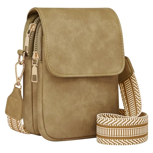 Fuyoula Fashion Small Crossbody Bags for Women Trendy Designer Cell Phone Purses Wallets with Card Holder Anti Theft Travel