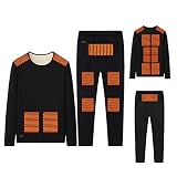 KaiLangDe Heated Baselayer Set for Men Women 18 Zone Electric Heating Thermal Underwear Suit NO Batt