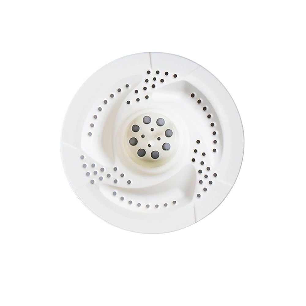Jobaojiang B Swirl Floor Drain Filter, Athroom Drain Hair Catcher, Toilet Drainage Hair Prevention(B)