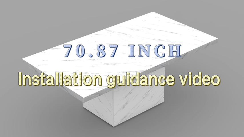 Amazon.com - HSH Dining Table for 6 to 8, 71” Wood Rectangular