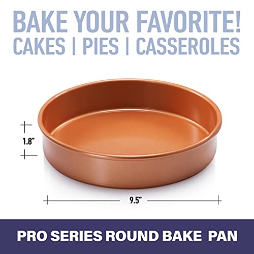 Gotham Steel 1361 Round Baking Pan Nonstick Bakeware, Round Cake Pan thumb #1