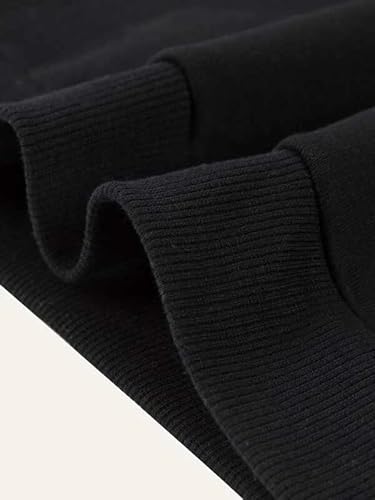 Moletom Blusa de Frio masculino Sem Estampa (G, PRETA)