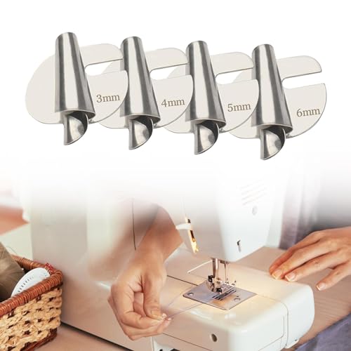 Pie prensatela dobladillo enrollado para máquina de coser miniatura 3