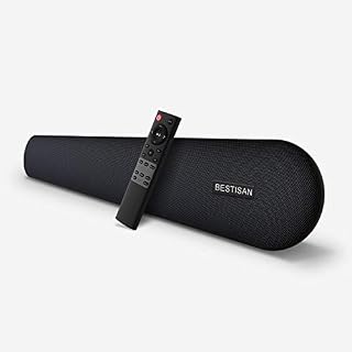 80Watts Soundbar, Bestisan TV Sound Bar Wired and Wireless Bluetooth 5.0 Home Theater