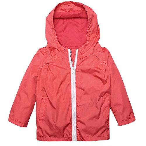 Arshiner Boys Girls Hooded Rain Jackets Waterproof Rain coats Packable Windbreaker for Kids Lightweight Jackets