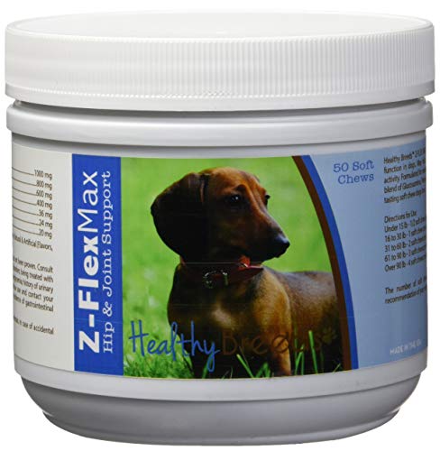 Healthy Breeds Dachshund Z-Flex Max Hip and Joint Soft Chews 50 C...