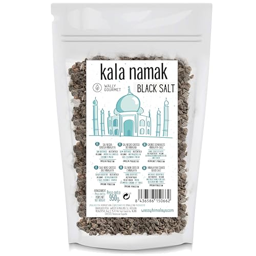 Schwarzes Himalayasalz, Grob, Kala Namak. 100% Natürlich, Ohne Zusatzstoffe, Unraffiniert. Eiergeschmack, Höherer Gehalt An Spurenelementen, Zum Würzen. Herkunft: Pakistan 950Gr