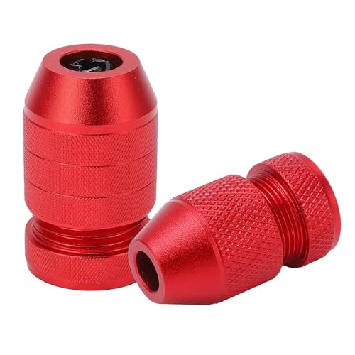 GIONAR 2 Stück Bohrer Tiefenanschlag-Set, einstellbar von Ø 2-11 mm, Aluminium Bohrstopp für präzise Holzbohrer Holzbohrungen