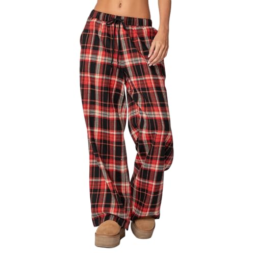 Pantalon d'été à jambes larges style loungewear décontracté pour femme