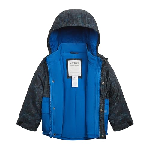 Carter's Big Boys Insulated 2-Piece Print Snowsuit Bib Snow Pant Set4