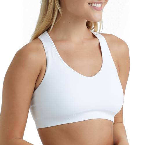 Hanes Women's Seamless Racerback Sports Bra