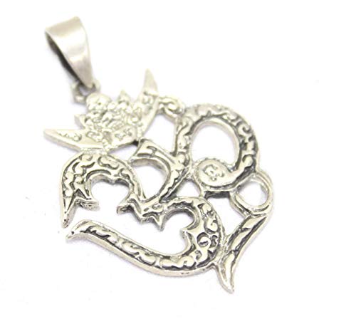 Pendentif Om argent 925 gravé pour retrouver calme et concentration