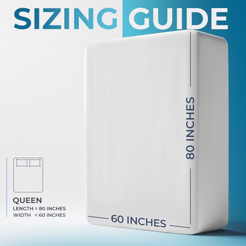 Image of Utopia Bedding Extra Deep Pocket Queen Fitted Sheet, Fits up to 21 Inch Mattress - Hotel Luxury, Soft, Breathable and Comfy - Shrinkage and Fade Resistant - Easy Care (White)