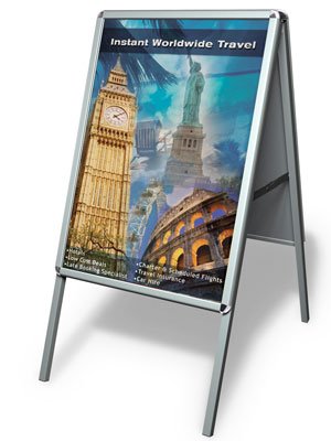 VALUE A2 A-BOARD PAVEMENT SIGN POSTER DISPLAY SNAP FRAME - DEAL OF THE MONTH!