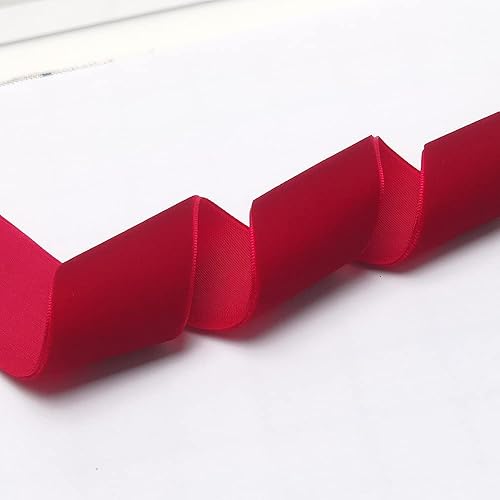 Miniatura 5 de Chenkou Craft Cinta de terciopelo de 20 yardas, 20 yardas en total, 20 colores, lotes surtidos a granel de 0.984 in (multicolor)