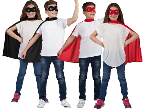 Image of Capes and mask set for kids Birthday party super hero theme return Gift age 3-10 years